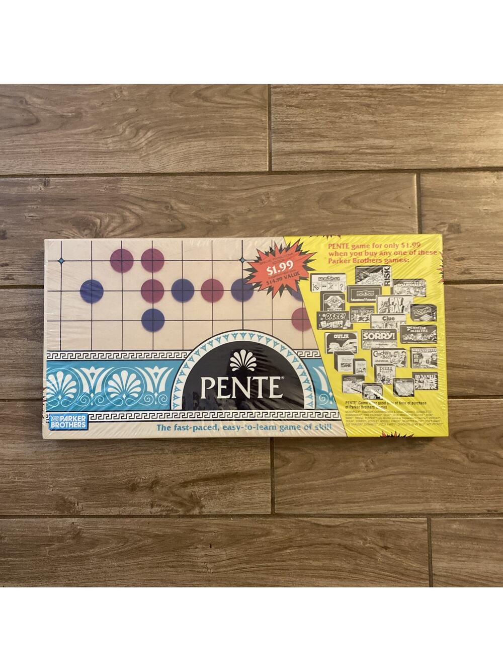 Vintage 1989 PENTE New Factory Sealed Board Game Parker Brothers